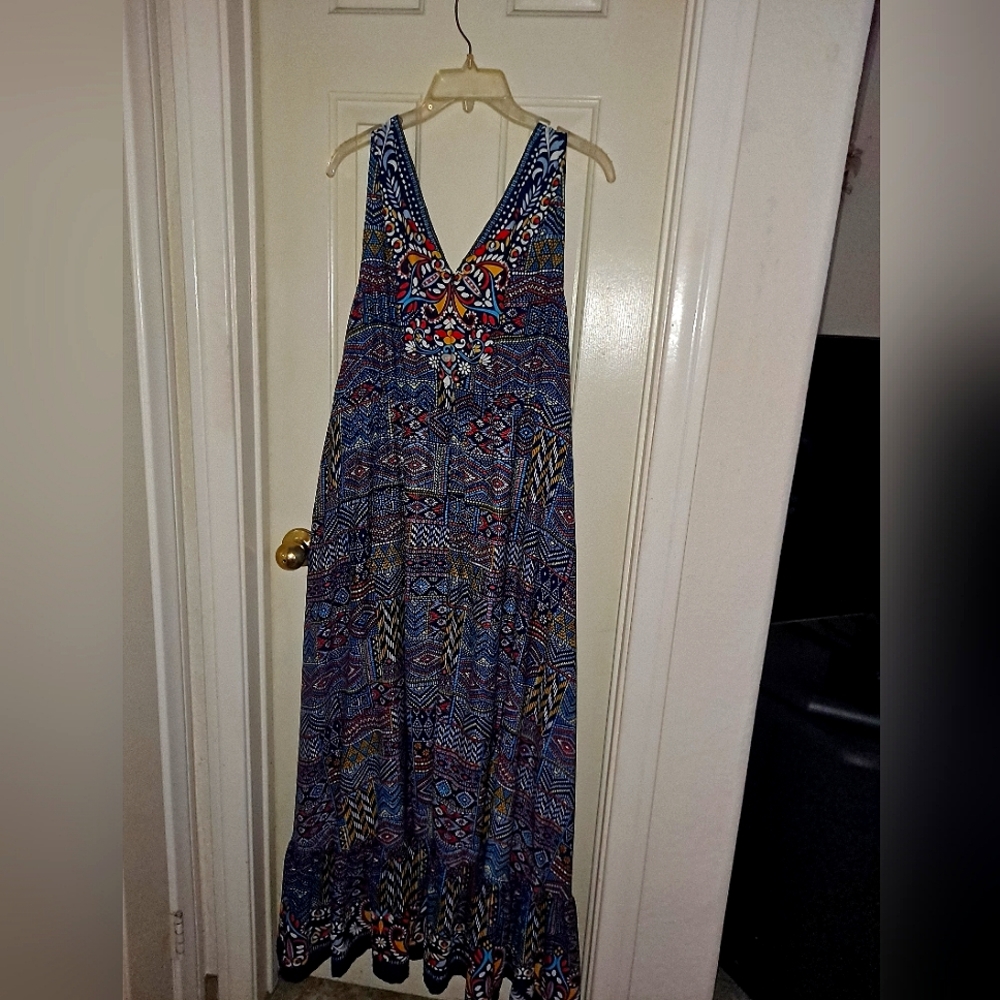 Size 16 maxi sleeveless dress by Roman's